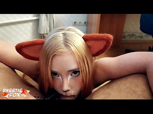 ❤️ Kitsune yutmak çük ve boşalmak içinde ona ağız ❤ Ev yapımı porno bizde ﹏